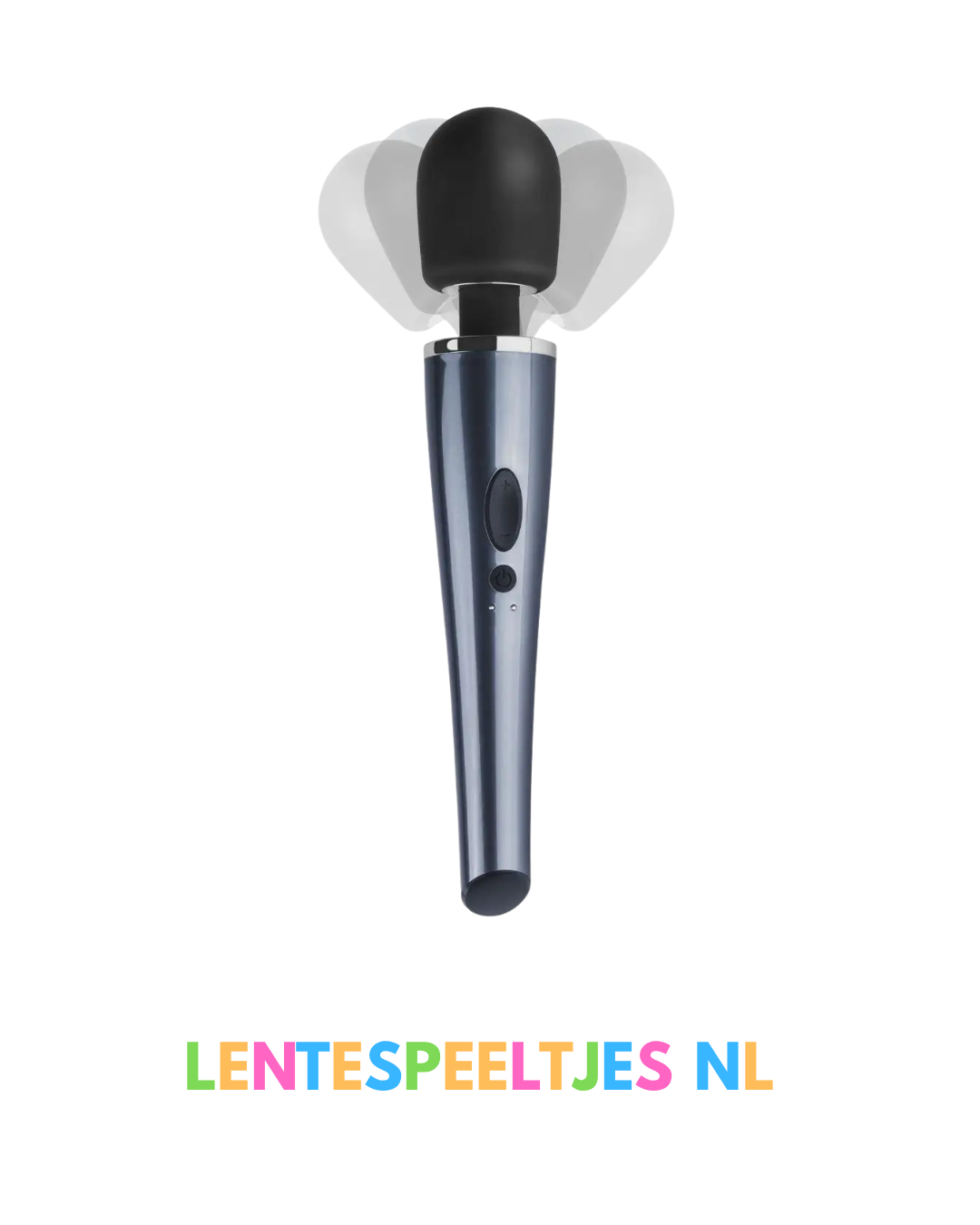 Teazers Black Lightning Wand Vibrator Zwart