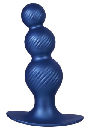 NMC 5 INCH SILICONE ANAL PLUG IN METALLIC BLUE Anal