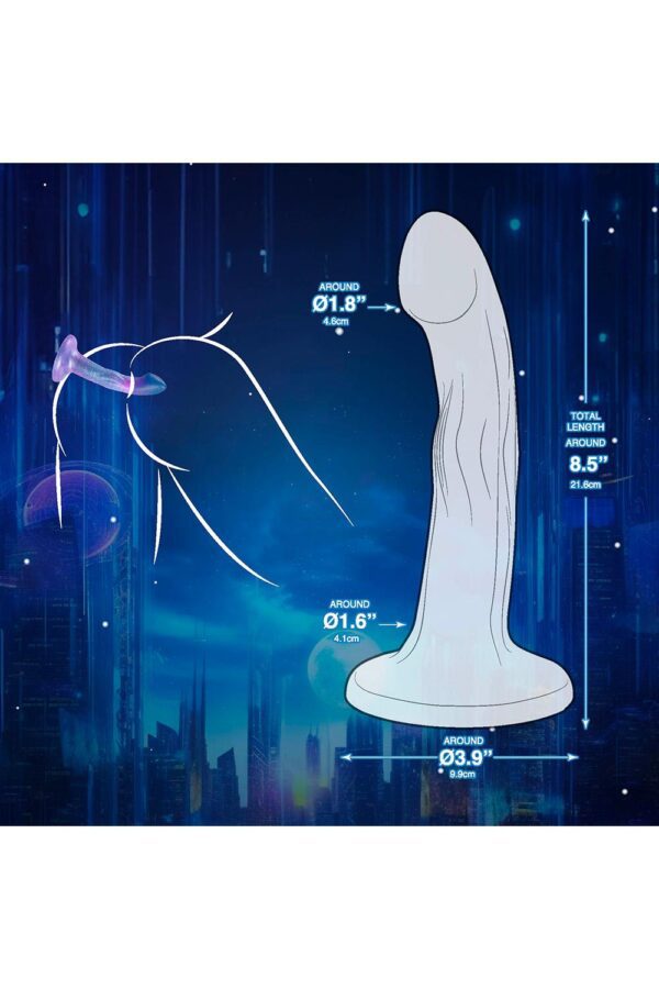 NMC 21 CM SILICONE MONSTER DILDO - Afbeelding 3