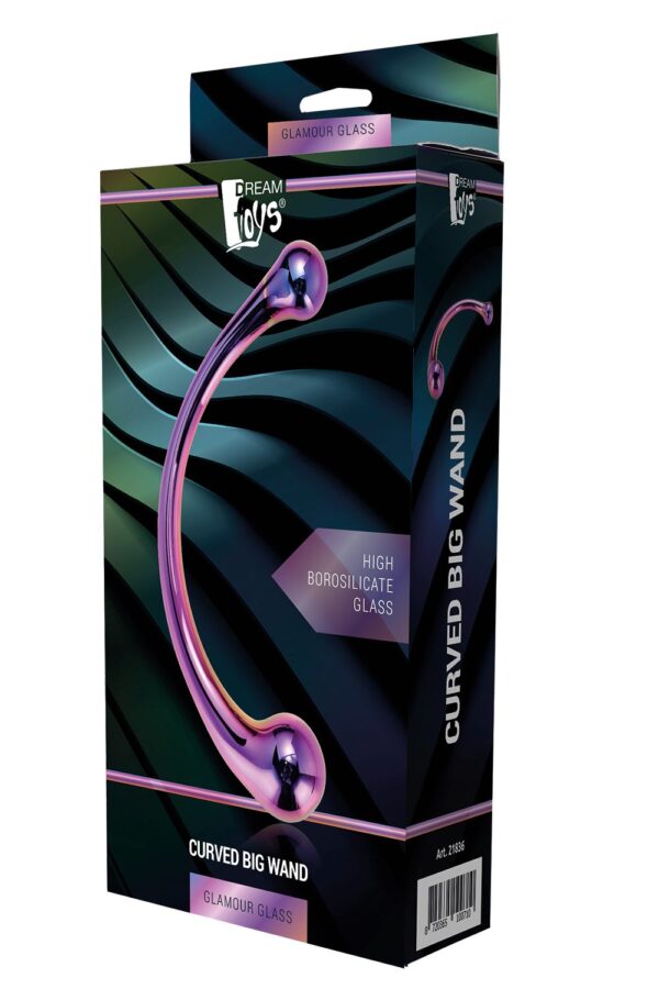 so they are IN the glass. Glass wand dildoDouble endedGreat for G-spot stimulation and variation in pressurePerfect for temperature playMade of borosilicate glass