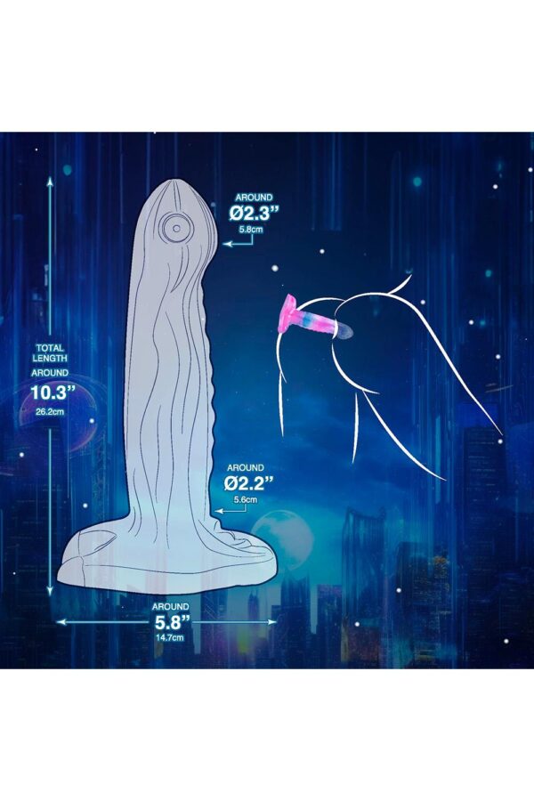 NMC 22 CM SILICONE MONSTER DILDO - Afbeelding 4