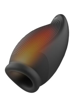 The squeezable masturbator is made of smooth silicone and offers 6 vibration rhythms with 3 speeds. Its?? soft and squeezable so users can hold it as tight or loose as they prefer and adjust the pressure themselves. The warming function makes it all even more user-friendly