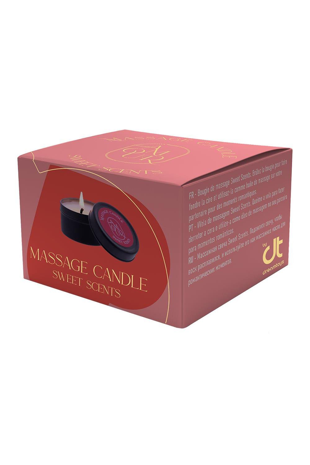 AMOUR MASSAGE KAARS โ SWEET SCENTS โ Afbeelding 2 melted wax onto the skin and indulge in a luxurious