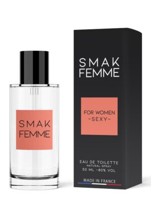 Smak for Women is a sensual fragrance with sweet floral aromas and aphrodisiac notes of amber and musk. This sensual fragrance is a powerful eau de toilette synonymous with seduction