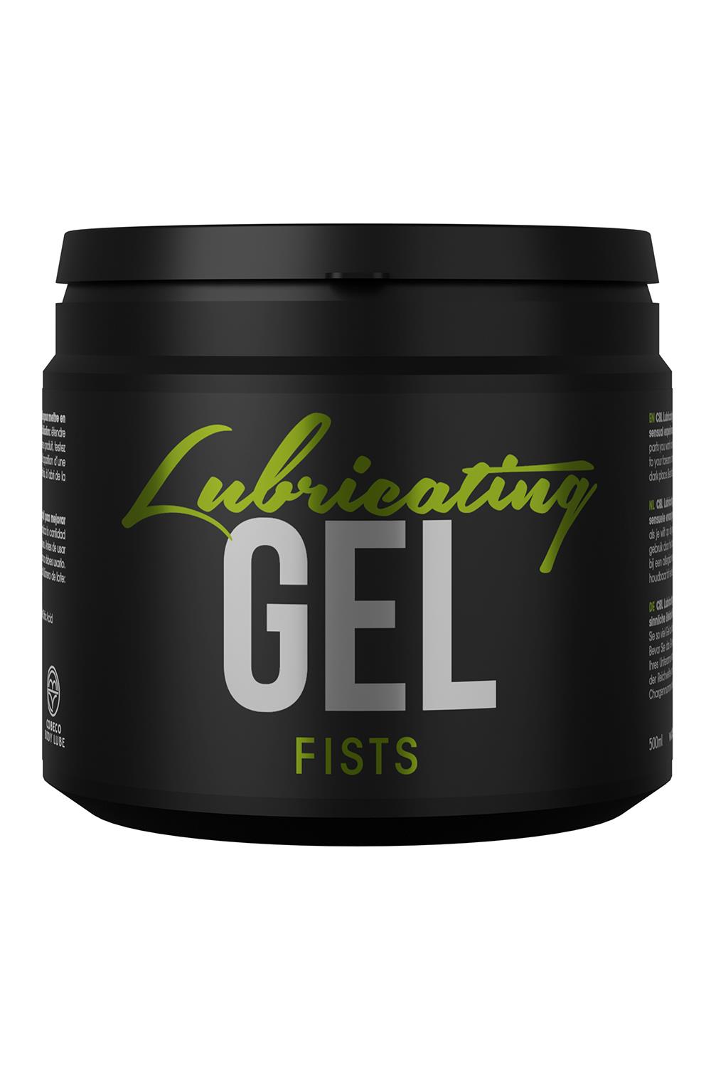 DIKKE WATERBASIS GEL – Afbeelding 1 CBL Lubricating GEL Fists is an extra thick gel specially made to increase the erotic experience during intense sexual activities. With this water-based gel you experience longer comfort and more pleasure due to the continuous wonderful gliding feeling and the skin smoothing and moisturizing effect. CBL Lubricating GEL Fists provides extra erotic pleasure during intense sexual activities.Extra thick textureWater-basedExperience more comfort and pleasure during intense sexual activitiesSuitable in combination with latex condoms500 mlHow does it workApply a desired amount of the gel on the body parts you want and repeat as often as you like. The gel-like formula gives this product a light and easy spreadable texture