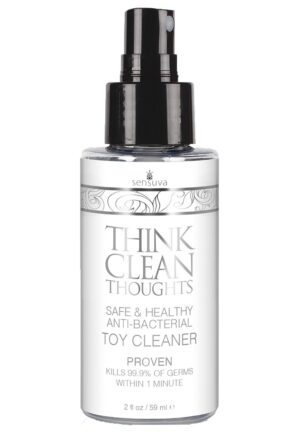 Think Clean Thoughts is a quick and simple-to-use anti-bacterial cleaning spray