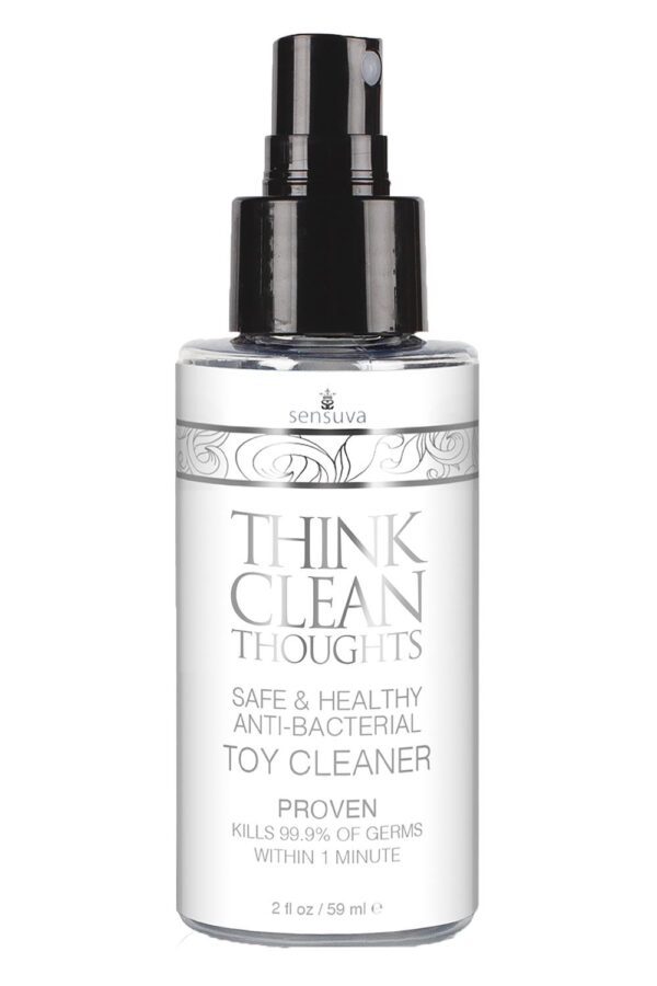 Think Clean Thoughts is a quick and simple-to-use anti-bacterial cleaning spray