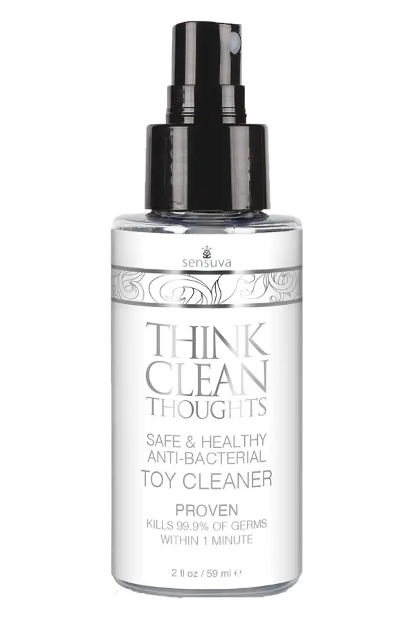 Think Clean Thoughts is a quick and simple-to-use anti-bacterial cleaning spray