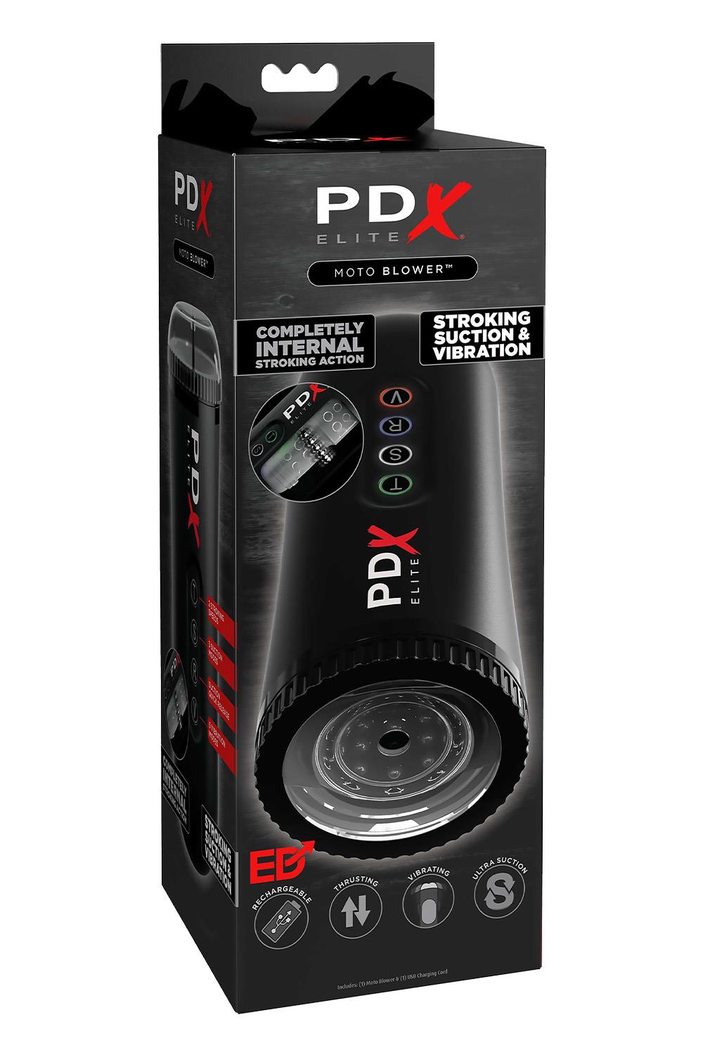 PDX ELITE MOTO BLOWER BLACK – Afbeelding 5 PDX ELITE MOTO BLOWER BLACK - Afbeelding 5