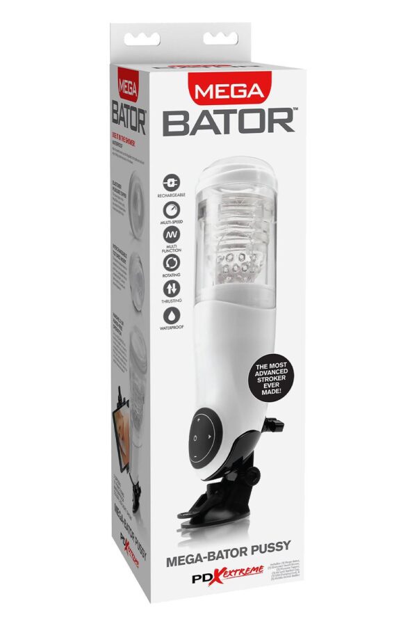 PDX EXTREME MEGA-BATOR PUSSY WHITE - Afbeelding 5