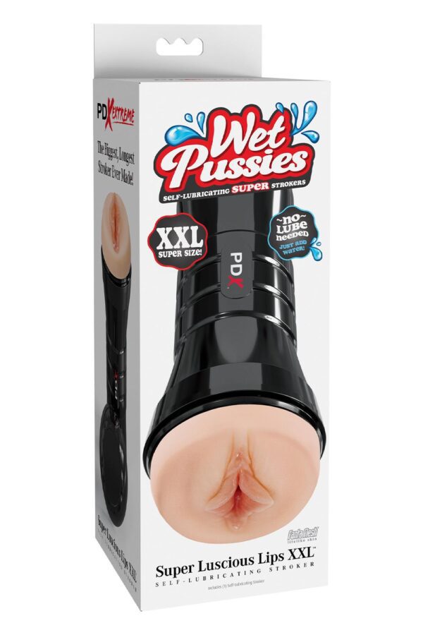 and was designed for comfort and easy handling. So stop dreaming about wet pussies and start creaming in one today!XXL Super Size! Almost 3 inches longer than the original!Self-lubricating. Just add water.&nbsp