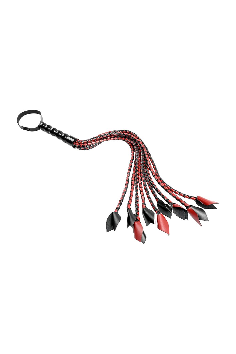 SAFFRAAN GEVLOCHTEN FLOGGER – Afbeelding 3 1 cm Total Length: 24 inch / 60