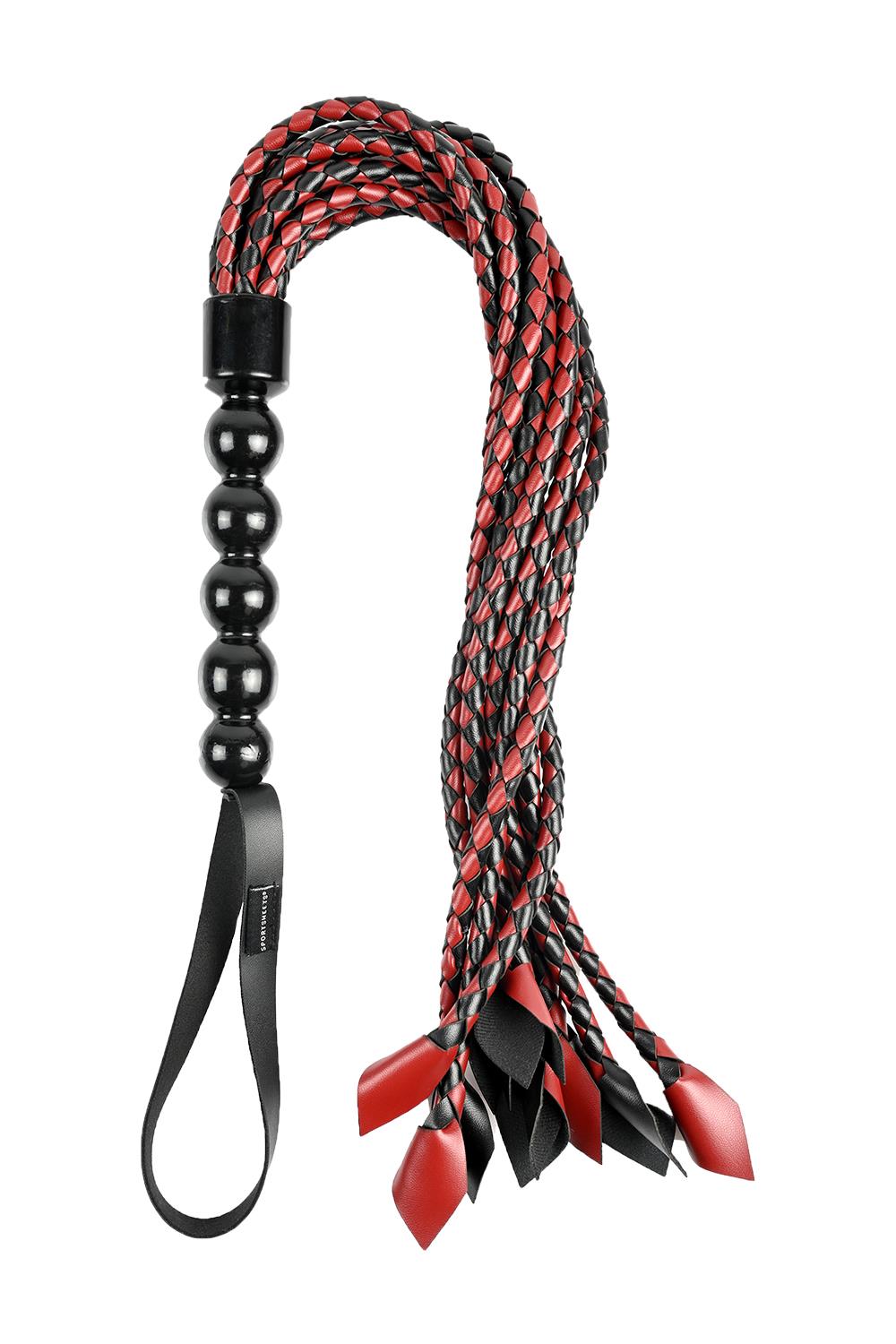SAFFRAAN GEVLOCHTEN FLOGGER – Afbeelding 1 BDSM