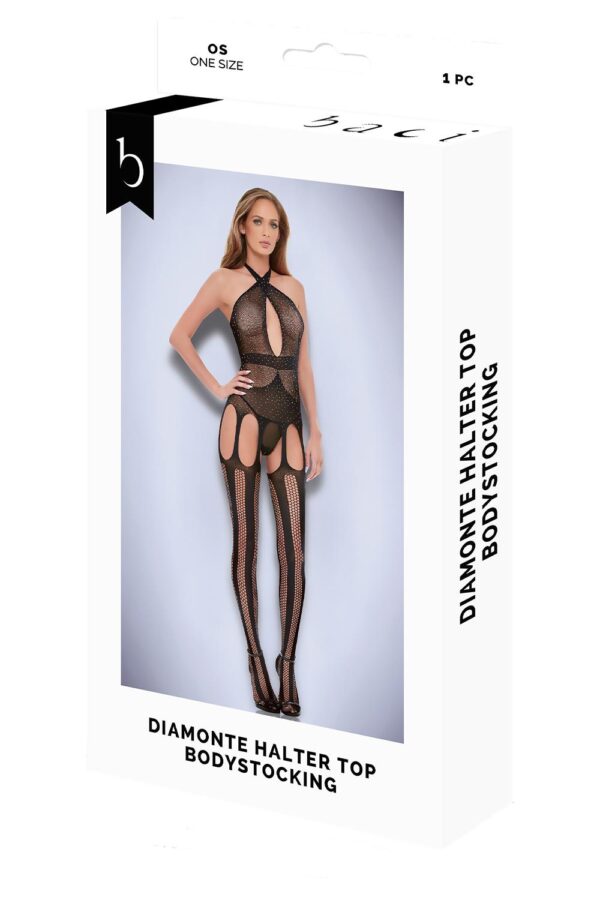 fishnet-style cutouts.Click here for the Baci Size Chart