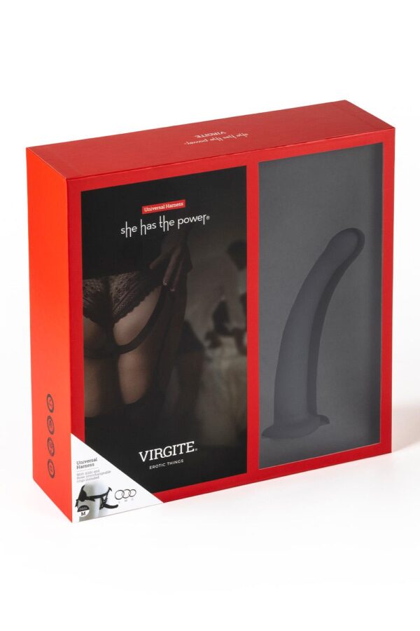 VIRGITE UNIVERSELE HARNAS MET DILDO MAAT M - Afbeelding 5