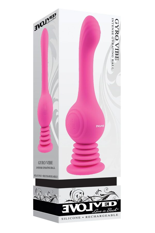 KRACHTIGE VIBRATOR MET EEN SPINNENDE BAL - Afbeelding 5