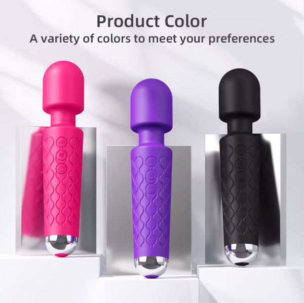 KRACHTIGE KLEINE WANDVIBRATOR ZWART - Afbeelding 6