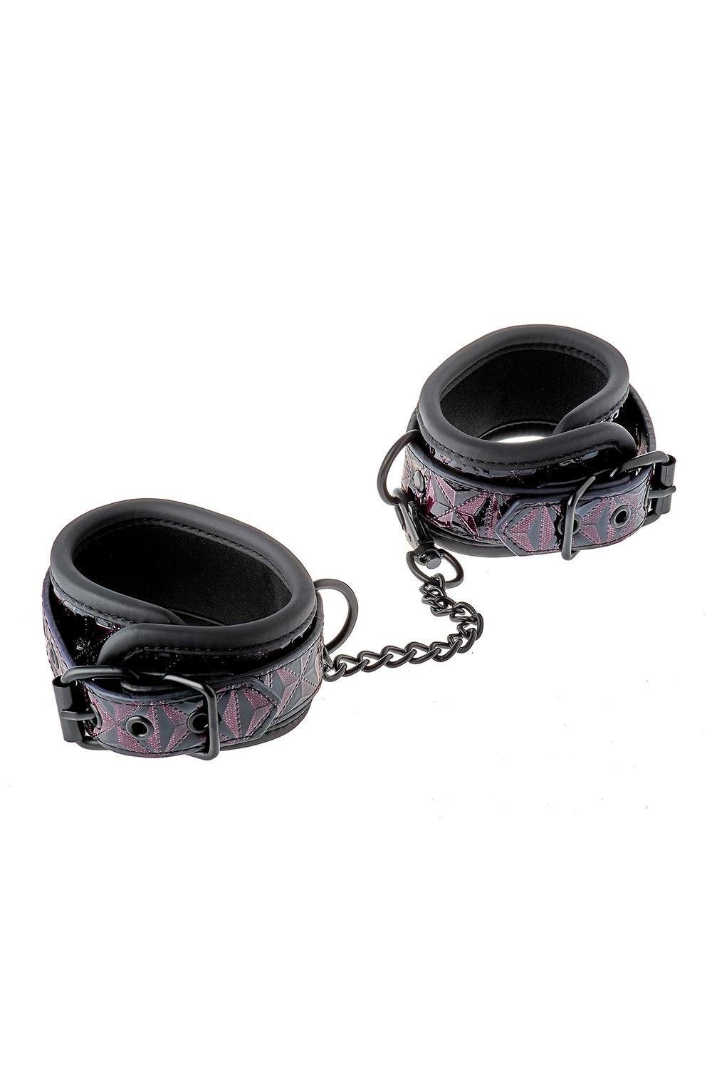 LUXE ENKELBOEIEN ZWART/PAARS โ Afbeelding 3 LUXE ENKELBOEIEN ZWART/PAARS - Afbeelding 3