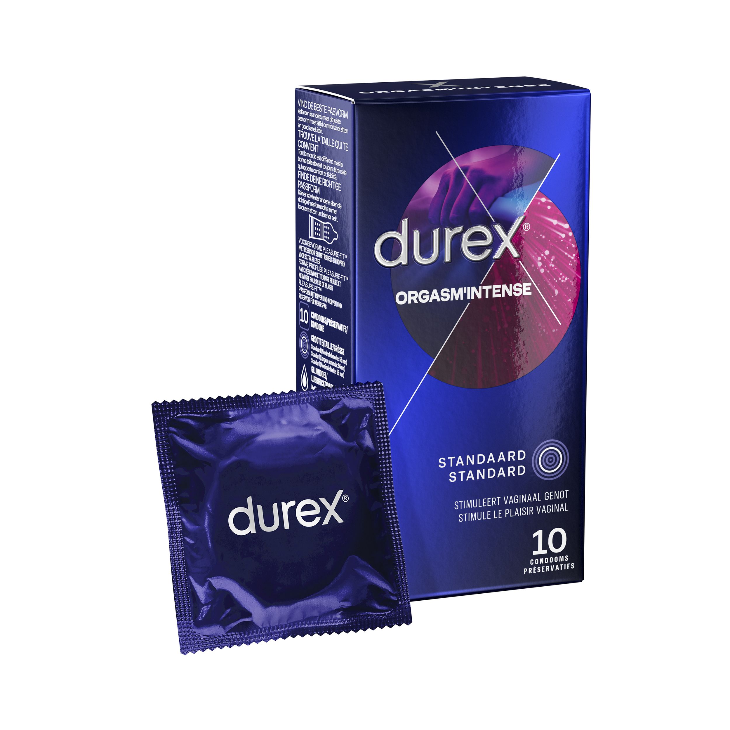 DUREX CONDOOMS ORGASM INTENSE 10 STUKS – Afbeelding 4 Propylene Glycol