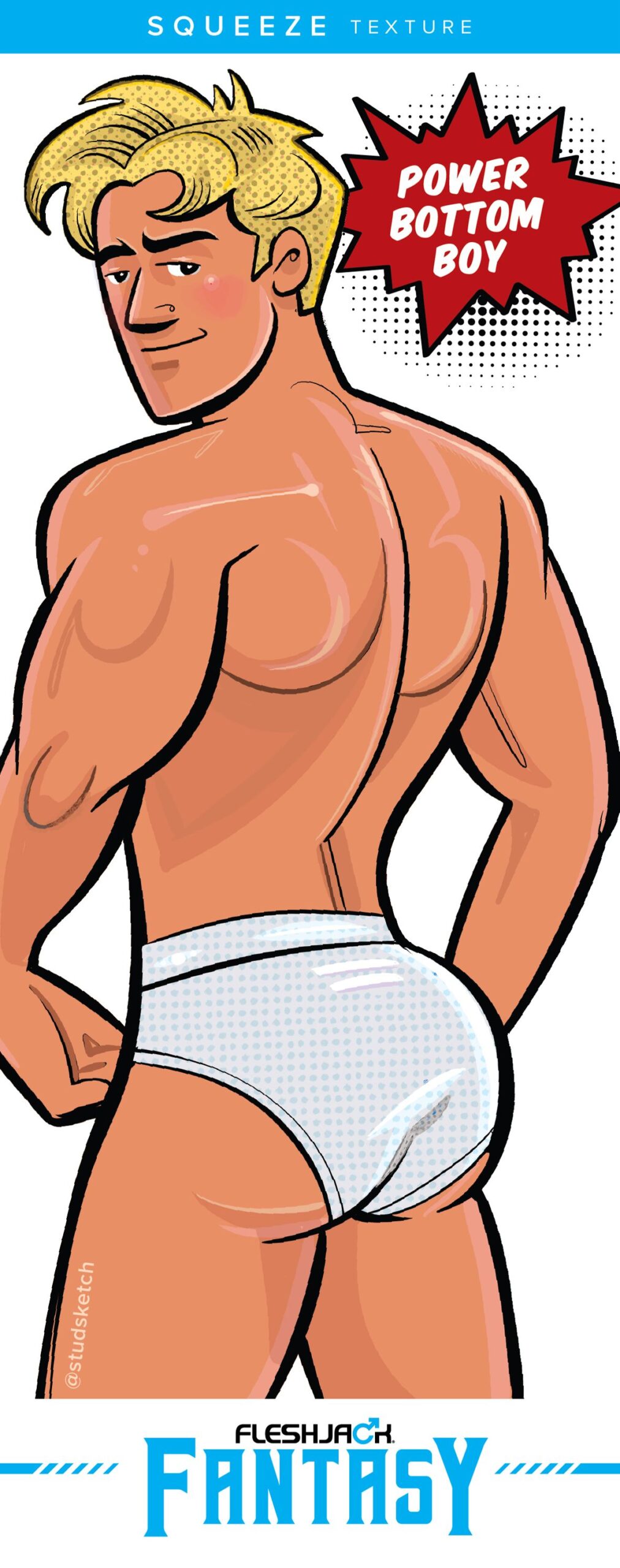 FLESHLIGHT FLESHJACK FANTASY POWER BOTTOM BOY – Afbeelding 1 De allereerste Fantasy Boy van Fleshlight