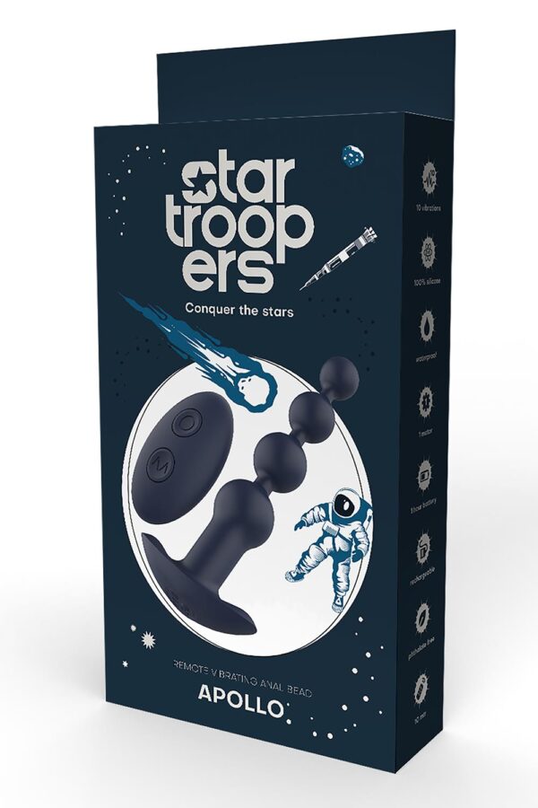 STARTROOPERS APOLLO VIBRERENDE ANAAL KRALEN MET REMOTE - Afbeelding 5