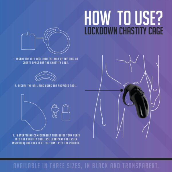 LOCKDOWN PENISKOOI SMAL - Afbeelding 6