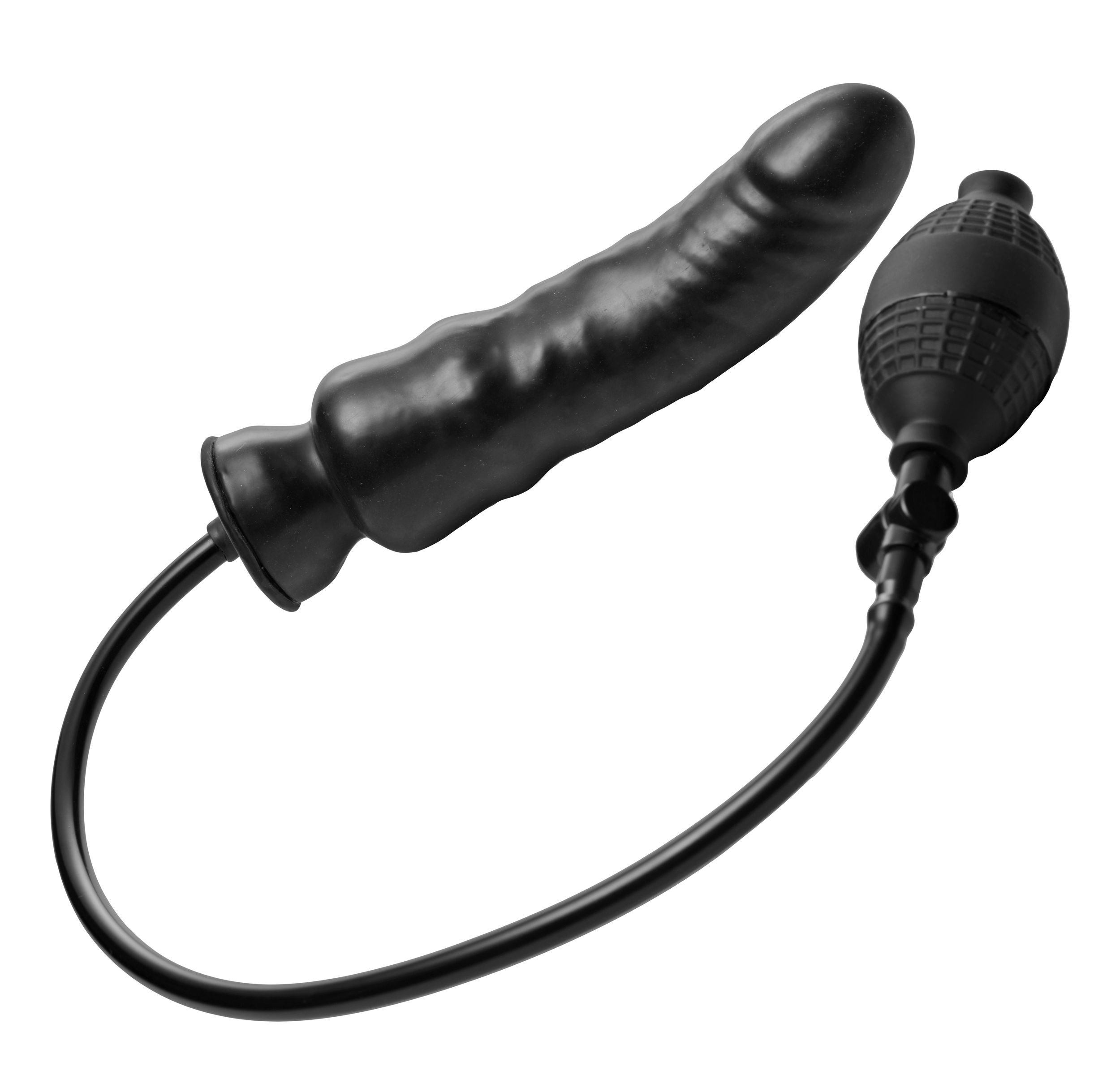 XR BRANDS RENEGADE OPBLAASBARE DILDO – Afbeelding 1 Handpomp voor aanpasbare grootte