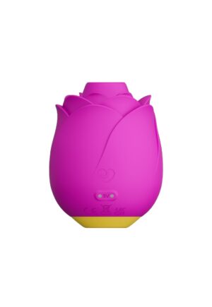 Ontdek de ROMP Rose! Deze luchtdrukvibrator heeft een uniek design in de vorm van een roos laat jou heerlijk genieten van een explosief clitoraal orgasme met behulp van luchtdrukgolven en vibraties. De krachtige motor is voorzien van 6 intensiteitsstanden en 4 verschillende patronen