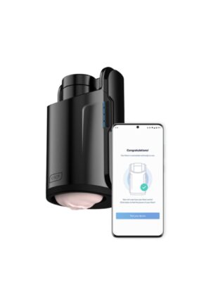 Kiiroo – Keon Combo Set Masturbator WiFi – Inclusief Feel Stroker – Zwart